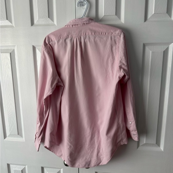Vintage Polo Baby Pink Button Down with Baby Blue Pony Logo Medium | Powder Pink - Picture 9 of 9